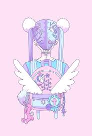 Unique designs on hard and soft cases and covers for iphone 12, se, 11, iphone xs, iphone x, iphone 8, & more. Pastel Goth Anime Girl 700x1036 Wallpaper Teahub Io