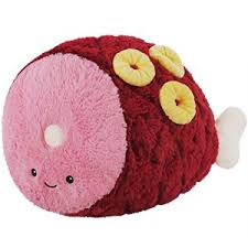 Comfort Food Ham In 2020 Food Pillows Food Plushies Sewing Stuffed Animals