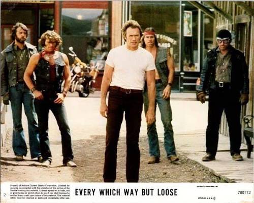 Every Which Way But Loose 1978 original 8x10 lobby card Clint Eastwood &  bikers - Moviemarket