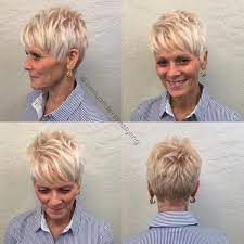 You can choose for a pixie cut that is short at the back and has long bangs at the front. 78 Gorgeous Hairstyles For Women Over 40