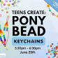 Teens Create: Pony Bead Keychains