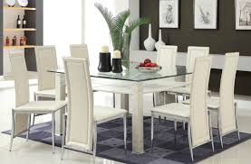 Riggan Dining Table W 12mm Clear Glass Top 70611gl 70610 Modern Kitchen Tables Glass Top Dining Table Dining Room Sets