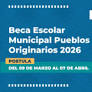 Postula a la Beca Escolar Municipal de Pueblos Originarios 2026