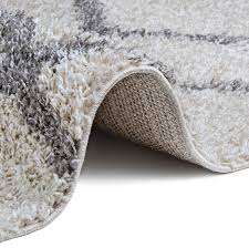 Wenns also auf dem sofa zu eng wird, eröffnen sich weitere bequeme sitzplätze auf dem teppich. Shaggy Hochflor Langflor Teppich Geo Gemoetrisches Muster Teppich Boss