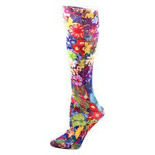 Celeste Stein 8 15mmhg Bouquet Therapeutic Compression Sock 1 Pair Walgreens Compression Socks Womens Compression Socks Knee High Compression Socks