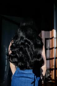 Shiny Black Wavy Hair Hair Styles Thick Hair Styles