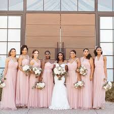 Different styles of dusty rose bridesmaid dresses from babaroni can be found. Dusty Rose Bridesmaid Dresses Real Weddings Birdy Grey