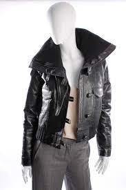 Balenciaga Jack Black Leather For Sale At 1stdibs Balenciaga Leather Jacket Black Leather Military Fashion