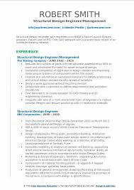 structural design engineer resume