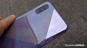 The samsung galaxy a50 mobile has a 6.4 super amoled display and has a screen resolution of 1080× 2340 pixels with pixel density 403ppi and 19:5:9 aspect ratio with and it runs on android v9.0 (pie). Samsung Galaxy A50s Review A Better Galaxy A50 Technology News The Indian Express