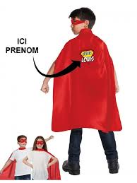 Chevalier, reine, chaperon rouge, zorro, paletot etc. Cape Super Heros Personnalisee Enfant