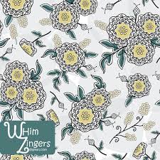 Mint instagram stories pack 2900427. Abstract Floral In White Black Yellow Green On White Gray Seamless Repeat Pattern For Surface Design Surface Pattern Design Abstract Floral Pattern Play