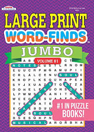 Maybe you would like to learn more about one of these? 9781559936880 Jumbo Large Print Word Finds Puzzle Book Word Search Volume 81 Abebooks Kappa Books Publishers 1559936886