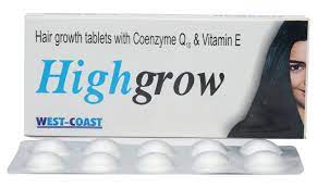 In addition to iron, there are other vitamins that may help hair grow stronger and thicker. Highgrow 30 Tablets For Hair Growth Hair Fall Prevention Medindia E Commerce Health Products Herbal Supplements