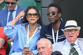 Chris Rock Enjoys Wimbledon with New Girlfriend Simone Henault