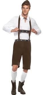 I tendoni e gli stand dell'oktoberfest, in tedesco festhalle, affollati ogni anno da più di 6 milioni di persone, è dove tutto occorre nel theresienwiese. Uomo Oktoberfest Bavarese Tedesco Lederhosen Uomo Birra Costume Vestito Ebay