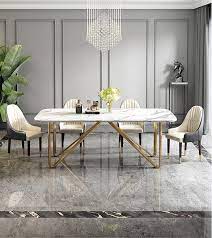 Check out our dining table and chairs selection for the very best in unique or custom, handmade pieces from our dining room furniture shops. Light Luxury Dining Table Marble Dining Table Modern Simple Household Small Family Dining Table Chair Combination Hong Kong Styl Dining Room Sets Aliexpress