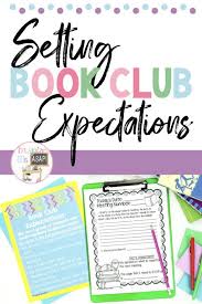 Book Club Expectations Inspire Me Asap In 2020 Book Club Activities Elementary Books Book Club