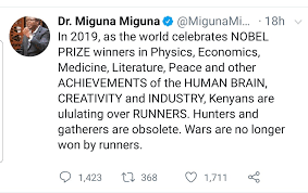 Dr Miguna Miguna On Twitter Cofekrebranded Instead Of Championing Workers Rights You Are Demonstrating Your Illiteracy On My Tl Eliud Kipchoge S Name Is Not On The Tweet You Are Purporting To Be