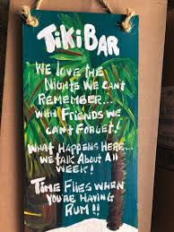 Rhondak Mutiple Funny Saying Tiki Bar Sign Large With Three Etsy In 2020 Tiki Bar Signs Tiki Bar Bar Signs