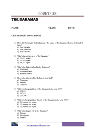 Argentina Country Information Worksheet 0001 Geography Worksheets Printable Worksheets Number Worksheets