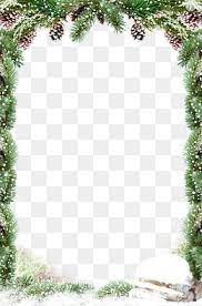Green Leaves Snow Echinacea Creative Borders Creative Christmas Green Leaves Creative Bor Picture Frame Christmas Ornaments Christmas Boarders Christmas Frames