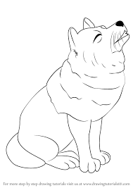 Learn How To Draw A Wolf For Kids Wild Animals Step By Step Drawing Tutorials First draw a smooth general body shape, then add the zig zag edge along. draw a wolf for kids wild animals