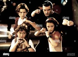 Spy Kids Spy Kids Ingrid Gomez (Carla Gugino), Gregorio Cortez (Antonio  Banderas), Carmen Cortez (Alexa Vega), Juni Cortez Stock Photo - Alamy