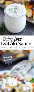 Paleo Tzatziki Sauce Whole30 The Real Food Dietitians Recipe Real Food Recipes Paleo Condiments Paleo Recipes