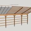 Pole barns are easier to build than structures using typical construction methods. 1