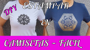 ¿tienes un equipo deportivo y quieres que cada uno tenga su número y nombre en la espalda además de vuestro escudo y logos de patrocinadores? Diy Como Estampar Camisetas En Casa Youtube