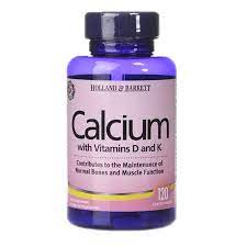 60 Calcium Tablets With Vitamin C K Holland Barrett
