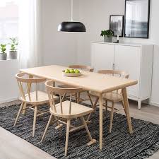 Referred to as the most successful piece of swiss furniture of all time by the swiss museum of design in zurich, the rey chair is a swiss design icon since 1971. Beech Dining Table And 6 Chairs Off 74