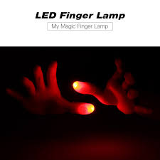 Led Finger Lamp Thumbs Light Magic Light Up Finger Magic Trick Fake Finger Walmart Com Walmart Com