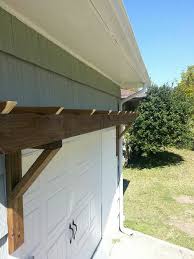 Mini Pergola Top Over Garage Door Garage Pergola Diy Pergola Shade Pergola Shade Cover