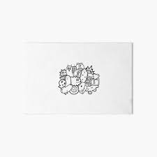 125,000+ vectors, stock photos & psd files. Black And White Doodle Art Board Print By Kami725 Redbubble