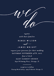Navy And White Wedding Invitation A Classic Navy Color With White Lettering Navy Blue Wedding Invitations Blue Wedding Invitations Navy Wedding Invitations