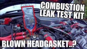 What to do if you have a blown head gasket? Check For Blown Head Gasket With A Combustion Leak Test Kit Youtube