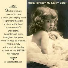 Best Happy Birthday Quotes For Little Sister 106 Best Happy Birthday Wishes For Sister With Images My Happy Birthday Wishes Happy Birthday Sister Cards Birthday Wishes For Sister Sister Birthday Quotes