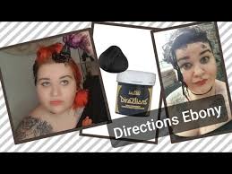 Gives a very natural black color. La Riche Directions Semi Permant Ebony Black Hair Dye Review Results Youtube
