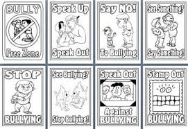 Coloring no bullying coloring pages. Bullying In Elementary School Anti Bullying Activities Bullying Activities Anti Bullying Posters