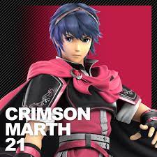 As in his appearances prior to super smash bros. Crimson Marth Super Smash Bros Ultimate Mods