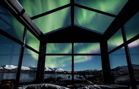 Catch Unobstructed Views Of The Aurora Borealis In This Icelandic Glass Hotel See The Northern Lights Northern Lights Iceland Northern Lights Viewing