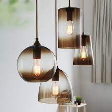 There are many types of hanging lights to choose from when styling your interiors, including chandeliers, pendant. Brown Geometric Hanging Light Designers Style Faded Glass 1 Bulb Accent Pendant Lamp Beautifulhalo Com