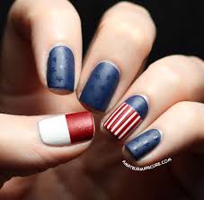 The most common red white blue material is metal. Light Up Your Manicure With These 20 July 4th Nail Art Designs