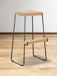 Alma Forged Backless Stool With Reclaimed Wood Seat In 2020 Backless Stools Stool Wood