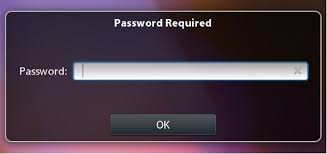 Unlock device and clear password. How To Secure The Blackberry Playbook
