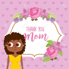 Smiling african american young mom and little daughter hug look in eyes feel happy to reconcile, loving Thank Mom African American Label Decoration Mothers Day Card Royalty Free Cliparts Vectors And Stock Illustration Image 97254413