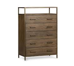 Store and organize workout gear, leggings, yoga pants, sweaters, and linens. Modern Oak 5 Drawer Tall Dresser Pottery Barn