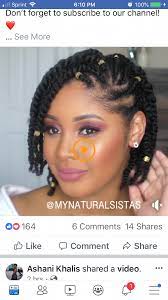 Coiffures Africaines Naturelles Courtes Queues De Cheval Mignonnes Types De Queues De Che Hair Twist Styles Natural Hair Twists Natural Braided Hairstyles
